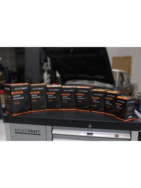 Домкрат 8т, высота 230 мм, ход штока 147мм WIEDERKRAFT WDK-81080