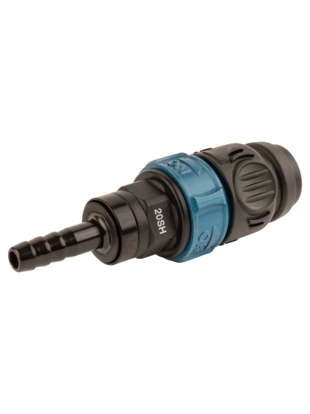 Композитное пневматическое быстроразъемное соединение WIEDERKRAFT с предохранителем, елочка 5/16 WDK-820SHS