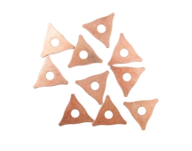 Треугольные приварочные шайбы 50 мм, 10 шт/упаковка WIEDERKRAFT WDK-F015