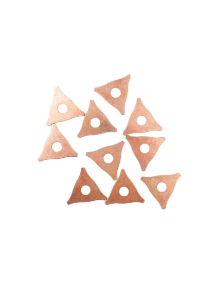 Треугольные приварочные шайбы 50 мм, 10 шт/упаковка WIEDERKRAFT WDK-F015