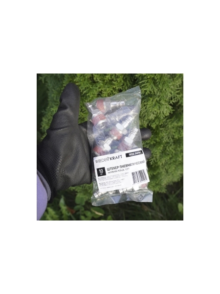 Штекер быстроразъемного соединения (10 шт; рапид EURO - 1/2"M) WIEDERKRAFT WDK-84PM