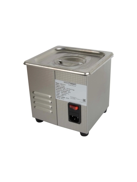 Ультразвуковая мойка с подогревом WIEDERKRAFT 1,3 литра WDK-3113