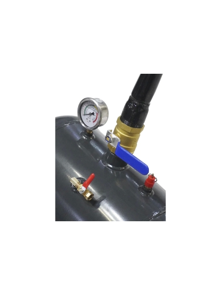 Бустер (ресивер) для взрывной накачки бескамерных шин. WIEDERKRAFT Объем ресивера 19л, WDK-80018