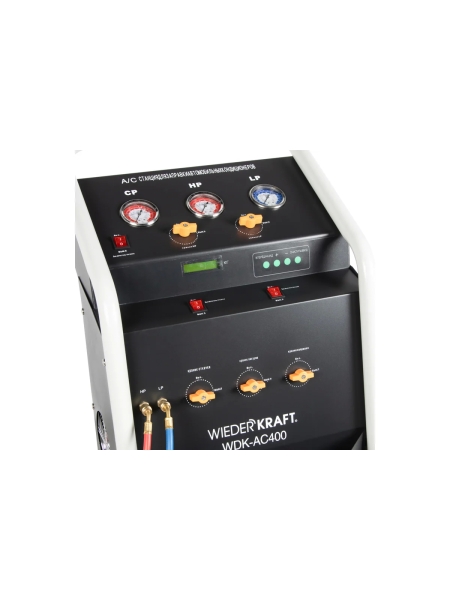 Установка для заправки автомобильных кондиционеров WIEDERKRAFT ручная WDK-AC400