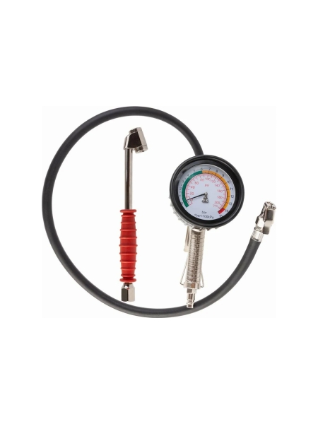 Пистолет для накачки шин WIEDERKRAFT с аналоговым манометром WDK-29110