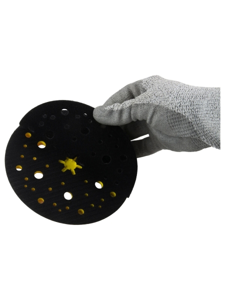 Диск-подошва для шлифовальных машин Mirka 150 мм, средней жесткости, с защитной прокладкой (аналог 8292605011) WIEDERKRAFT WDK-BPM150