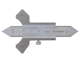 Шаблон сварщика Ушерова-Маршака 0-20 мм, 0.1 мм WIEDERKRAFT WDK-WT2001