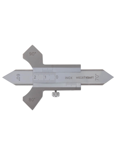 Шаблон сварщика Ушерова-Маршака 0-20 мм, 0.1 мм WIEDERKRAFT WDK-WT2001