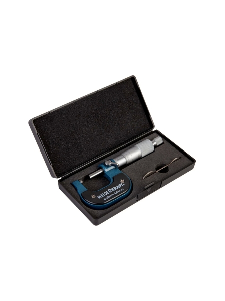 Микрометр WIEDERKRAFT нониусный, 0-25 мм, 0.01 мм WDK-MM2501