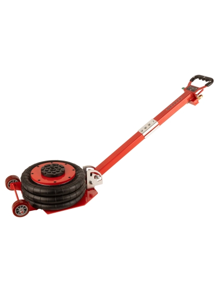 Домкрат пневматический подкатной 3т, WIEDERKRAFT 135-435 мм с регулировкой угла наклона рукояти, WDK-81813