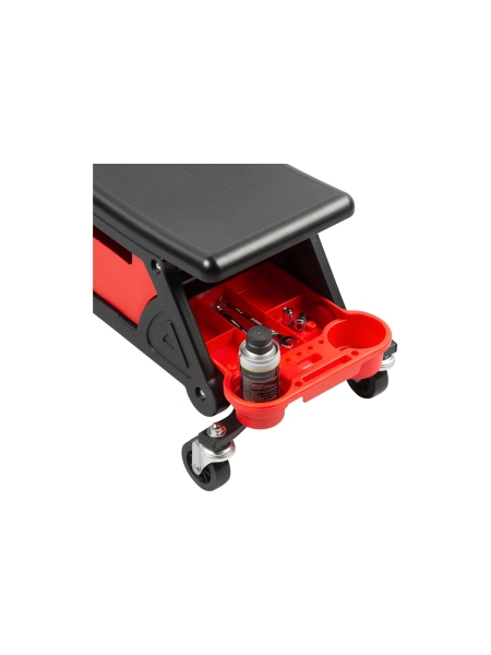 Рабочий стул WIEDERKRAFT табурет для детейлеров, передвижной, на колесах, с полками WDK-86025