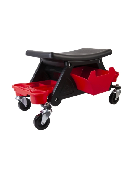 Рабочий стул WIEDERKRAFT табурет для детейлеров, передвижной, на колесах, с полками WDK-86025