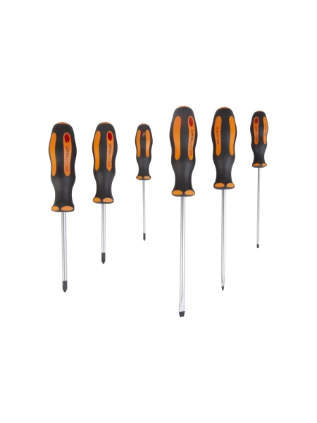 Набор профессиональных отверток WIEDERKRAFT SL+PH, 6 предметов WDK-SD1006