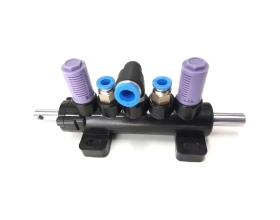 Пневмораспределитель педального узла шиномонтажного станка горизонтального крепления 110 мм WIEDERKRAFT CT-D-1120000