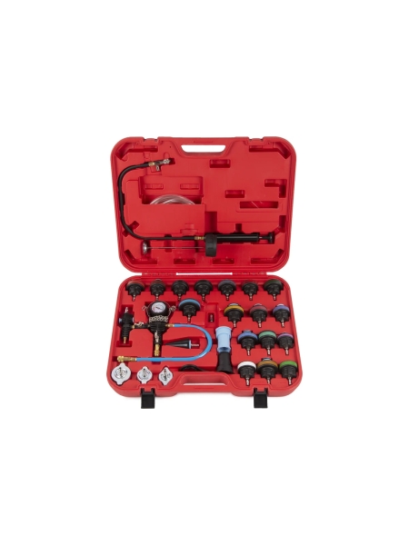 Набор для проверки герметичности системы охлаждения WIEDERKRAFT 28 предметов WDK-214310