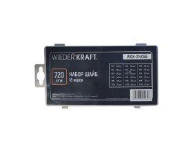 Набор шайб WIEDERKRAFT 18 видов, 720 шт WDK-214056