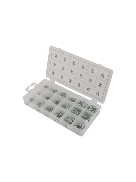 Набор шайб WIEDERKRAFT 18 видов, 720 шт WDK-214056