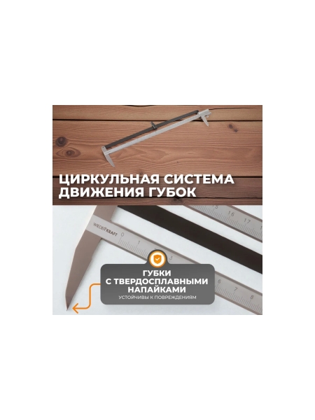 Разметочный штангенциркуль WIEDERKRAFT 300 мм, 0.1 мм WDK-CM3001