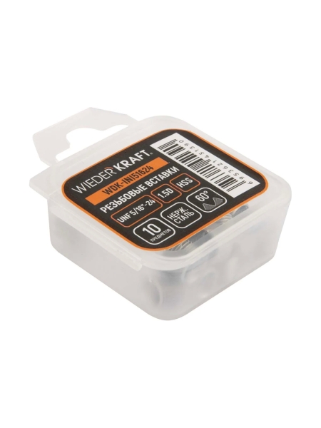 Набор вставок резьбовых WIEDERKRAFT UNF 5/16-24, 1,5d, 10 предметов WDK-INI51624