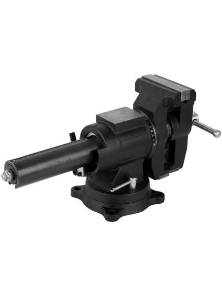 Профессиональные слесарные тиски WIEDERKRAFT 125 мм, регулировка в двух плоскостях 360 градусов WDK-BV125D