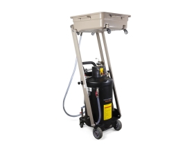 Установка с пантографной ванной отработанного масла WIEDERKRAFT WDK-89480