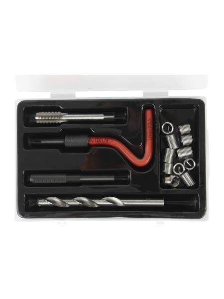 Набор для восстановления резьбы WIEDERKRAFT M12x1,75, 16 предметов WDK-ST1217