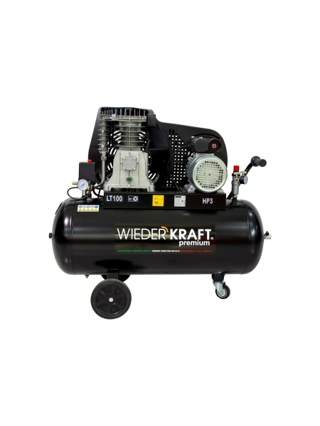Воздушный ременной компрессор 100л 453л/мин WIEDERKRAFT WDK-91053