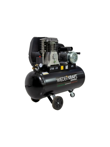 Воздушный ременной компрессор 100л 453л/мин WIEDERKRAFT WDK-91053