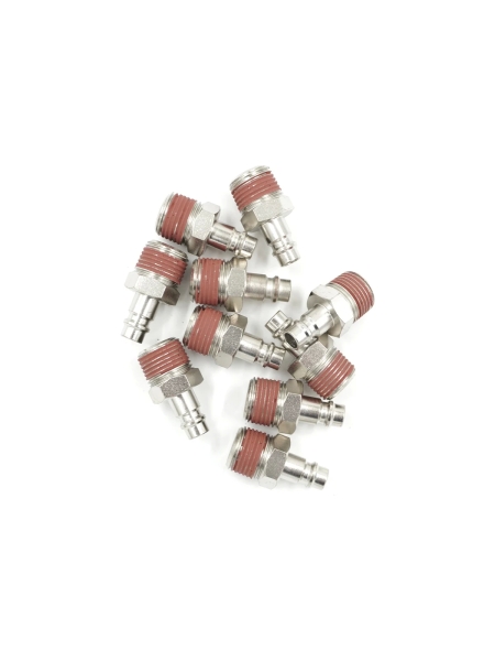 Штекер быстроразъемного соединения (10 шт; рапид EURO - 1/4"M) WIEDERKRAFT WDK-82PM