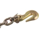 Тяговая цепь с крюками для слесарных работ WIEDERKRAFT соединитель цепей, 6 т длина 45 см WDK-0504