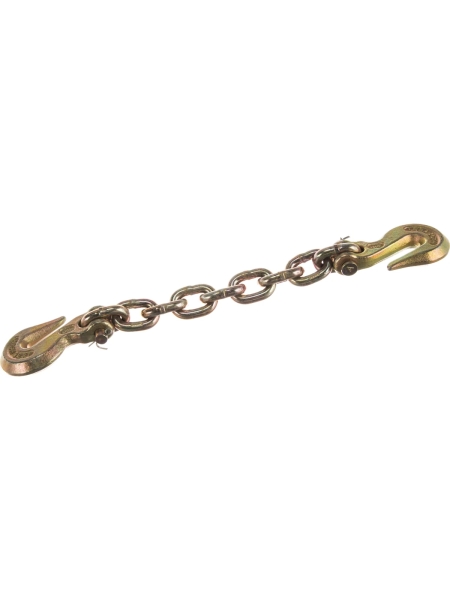 Тяговая цепь с крюками для слесарных работ WIEDERKRAFT соединитель цепей, 6 т длина 45 см WDK-0504