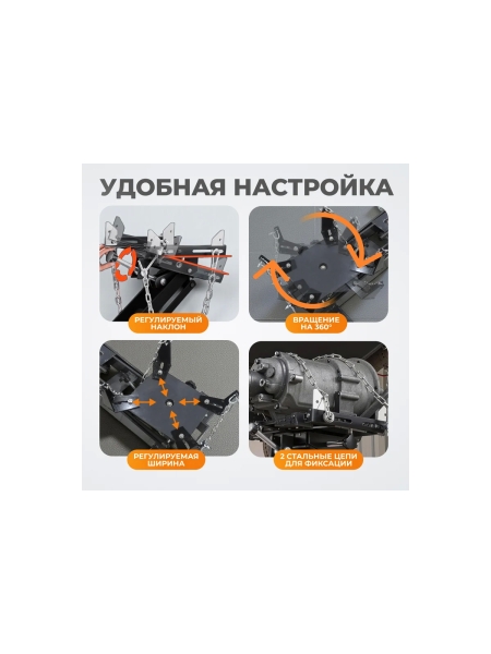 Трансмиссионный домкрат WIEDERKRAFT 1,5 т WDK-81005