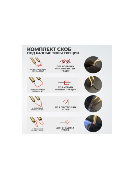 Аппарат для ремонта пластиковых деталей WIEDERKRAFT WDK-H500