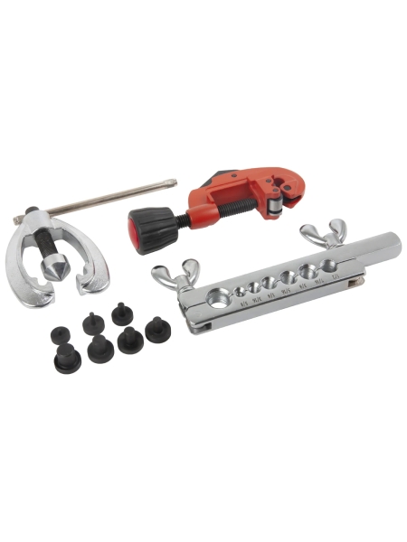 Набор для развальцовки и резки трубок WIEDERKRAFT 5/8, 3/16, 1/4, 5/16, 3/8, 7/16 WDK-214327