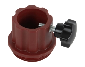 Переходник WIEDERKRAFT для крепления насоса (шланга) к бочке, G2", пластиковый WDK-BA102