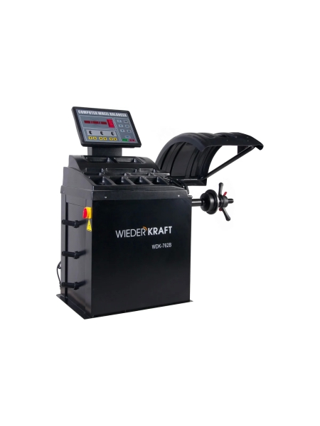 Балансировочный станок с автоматическим вводом 2-х параметров WIEDERKRAFT 220 в WDK-762B