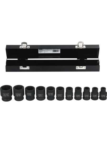Набор головок ударных (10-27 мм; 1/2"; 11 шт.) WIEDERKRAFT WDK-710