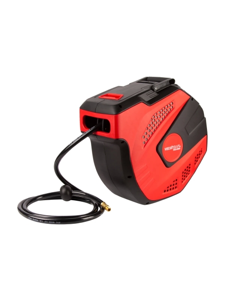 Пневматическая катушка WIEDERKRAFT с армированным шлангом PVC 3/8" длина 15+1м WDK-85260