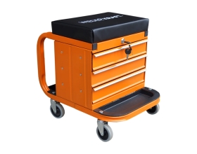 Ремонтный табурет на колесах с 3 инструментальными ящиками WIEDERKRAFT WDK-65862