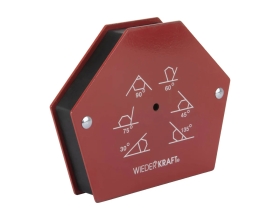Магнит сварочный 30, 45, 60, 70, 90, 135 градусов, усилие 75Lbs WIEDERKRAFT WDK-65275
