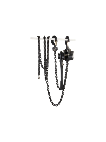 Рычажная таль WIEDERKRAFT грузоподъёмность 1500 кг цепь 4,5 метра WDK-HSH-VT15X4