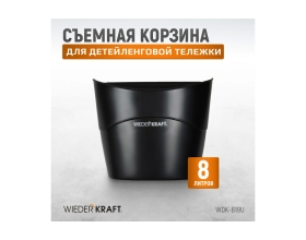 Съемная корзина для детейленговой тележки WIEDERKRAFT WDK-819U