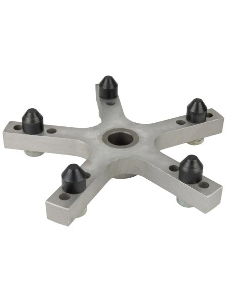 Комплект адаптеров универсальный фланцевый для колес грузовых а/м (5лучевой+4лучевой) WIEDERKRAFT WDK-AB4054