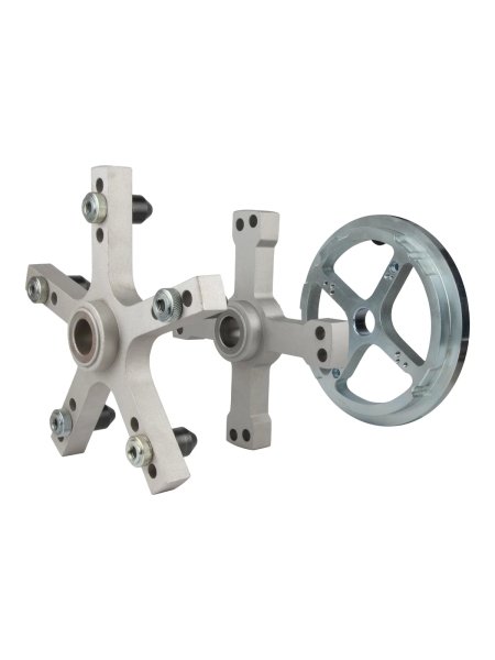 Комплект адаптеров универсальный фланцевый для колес грузовых а/м (5лучевой+4лучевой) WIEDERKRAFT WDK-AB4054