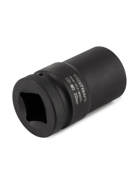 Головка торцевая ударная глубокая 6-гранная (32 мм; 1") WIEDERKRAFT WDK-711-8032L