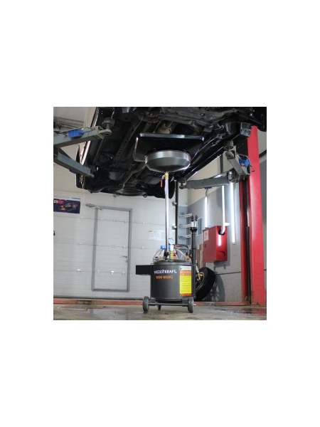 Маслосменная установка WIEDERKRAFT 40 л, с воронкой и откачкой через щуп WDK-89292