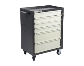 Инструментальная тележка WIEDERKRAFT 670x450x930 6 ящиков 4x87мм 2x179мм серый/с-серый WDK-606GG