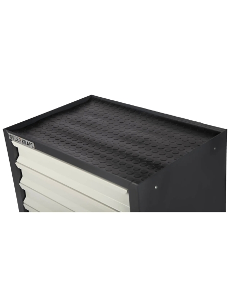 Инструментальная тележка WIEDERKRAFT 670x450x930 6 ящиков 4x87мм 2x179мм серый/с-серый WDK-606GG