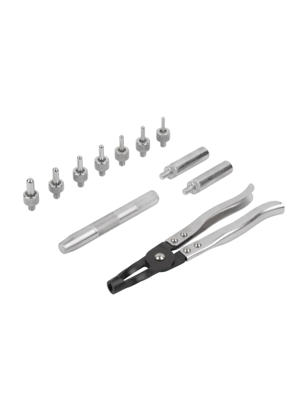 Съемник -щипцы для маслосъемных колпачков WIEDERKRAFT, набор 11 предметов WDK-214560