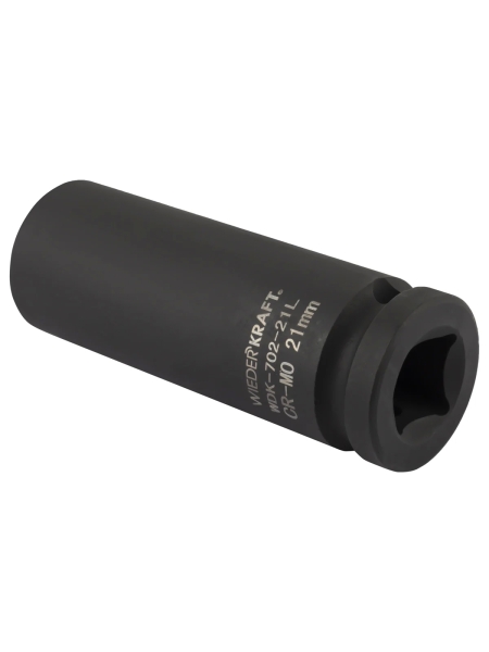 Головка ударная глубокая тонкостенная 6-гранная (21 мм; 1/2") WIEDERKRAFT WDK-702-21L
